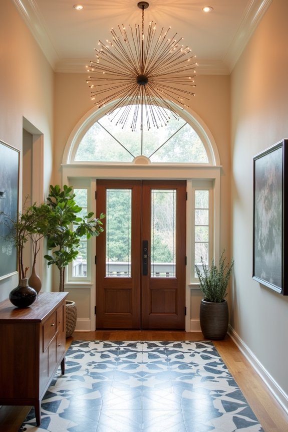 mid century statement lighting fixtures