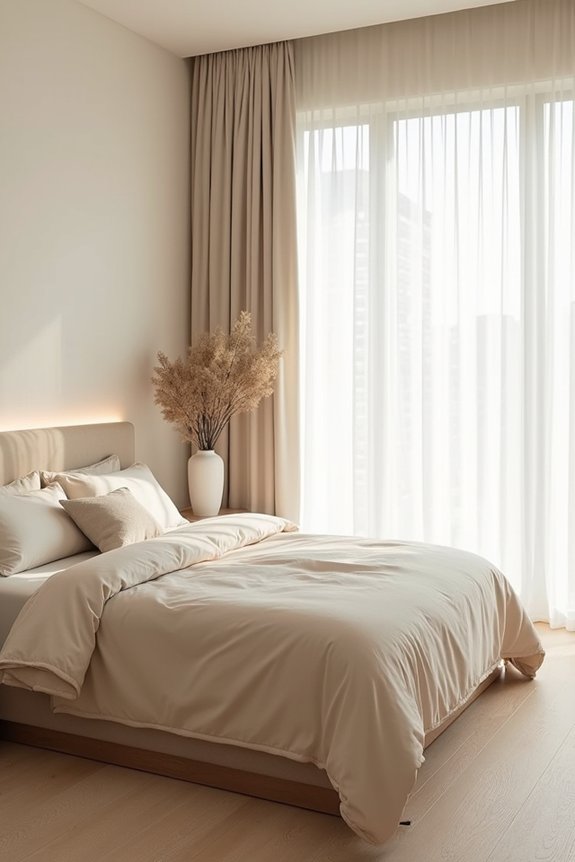 minimalist bedroom tranquility sanctuary