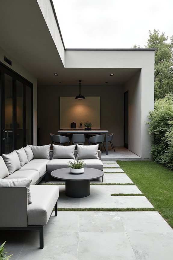 minimalist furniture for patios