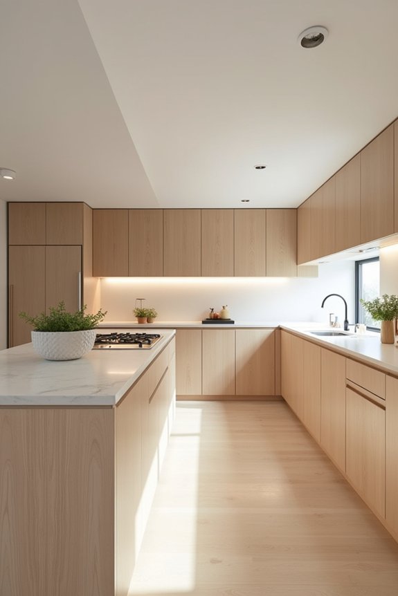 minimalist kitchen cabinetry design
