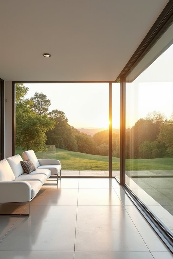 minimalist sunroom elegance showcased