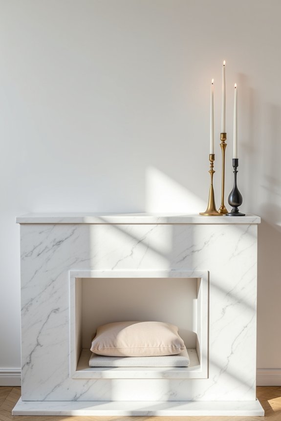 modern minimalist fireplace design