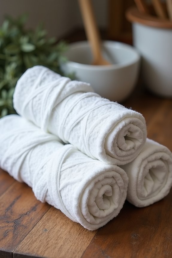 mummy kitchen towel decor