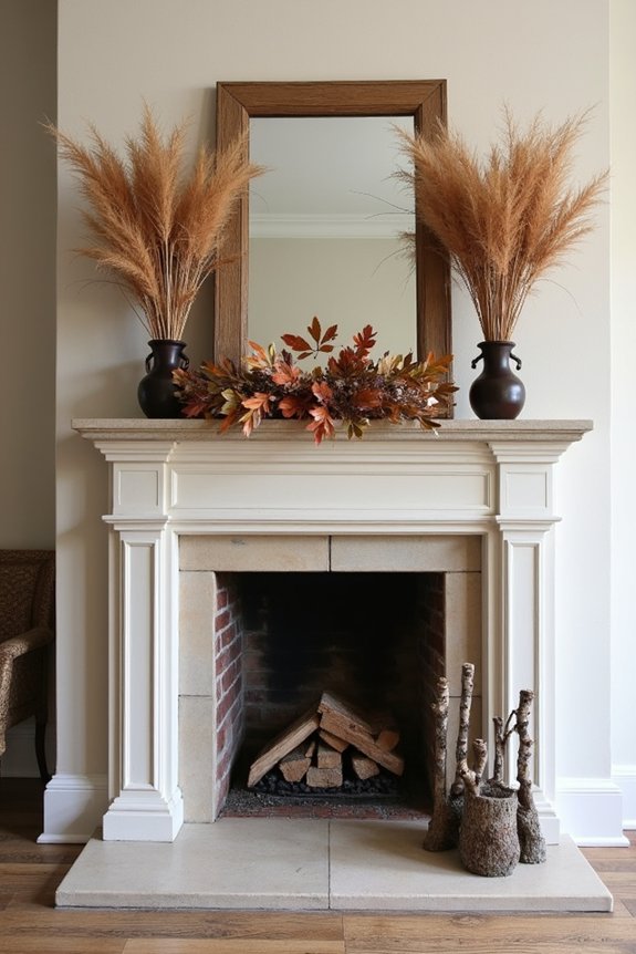 natural branches enhance decor