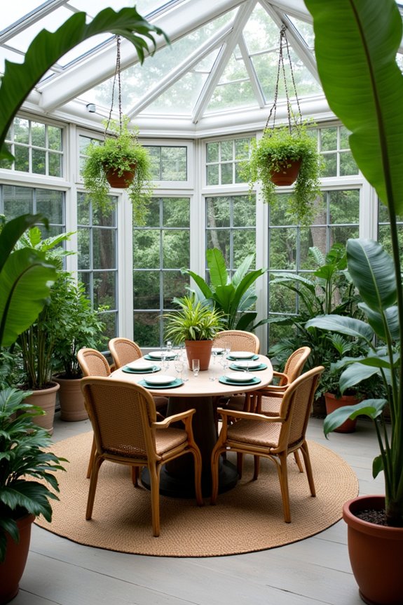 natural elegance through greenery