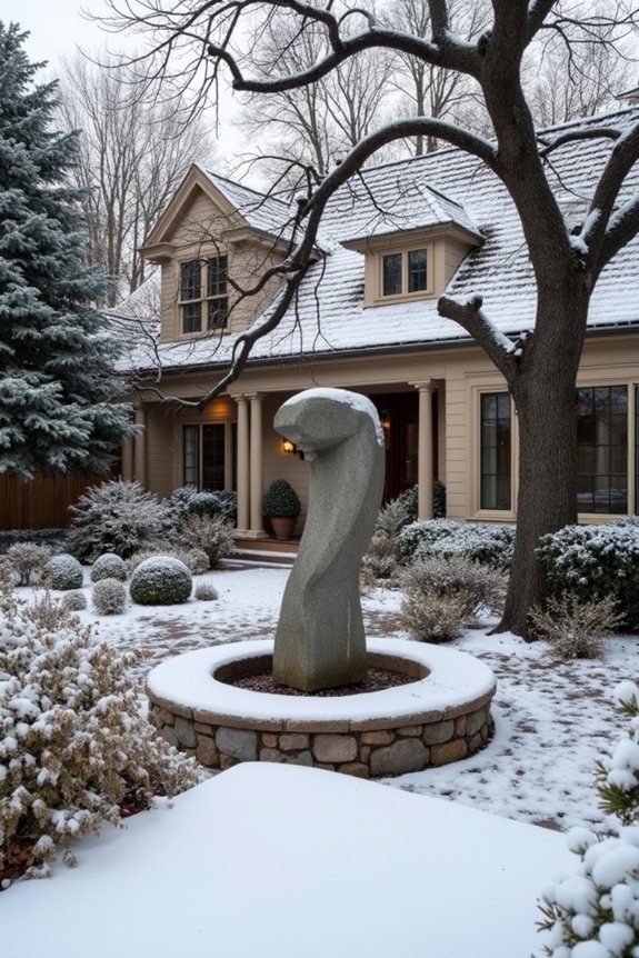 natural garden focal points