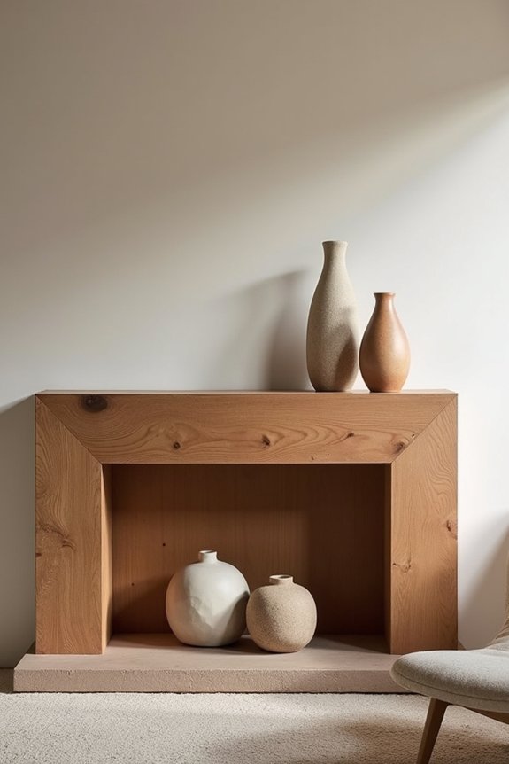 natural materials for display