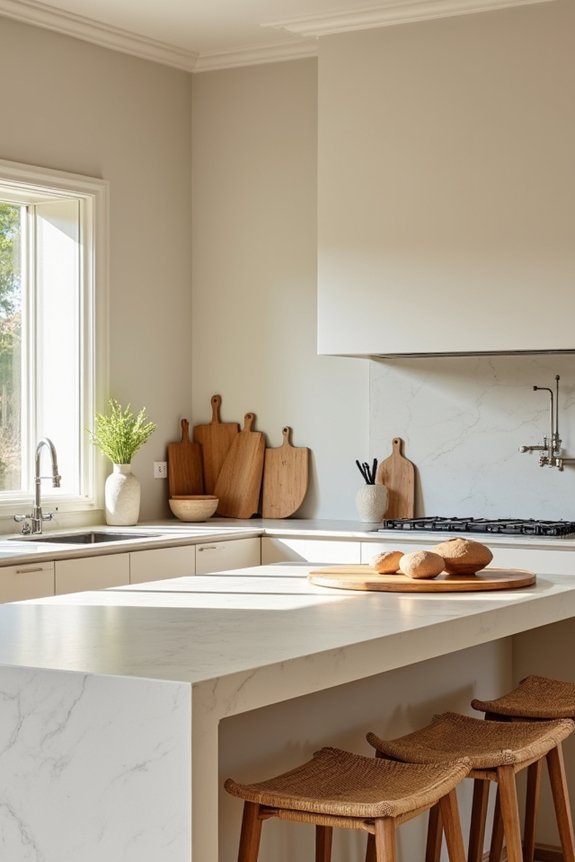 natural materials for peacefulness