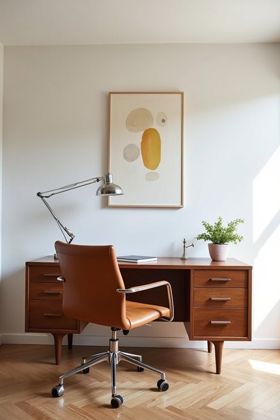 natural wood and metal