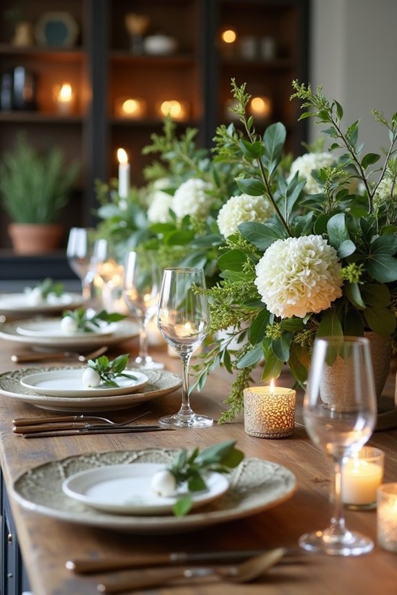 nature inspired dinner party charm