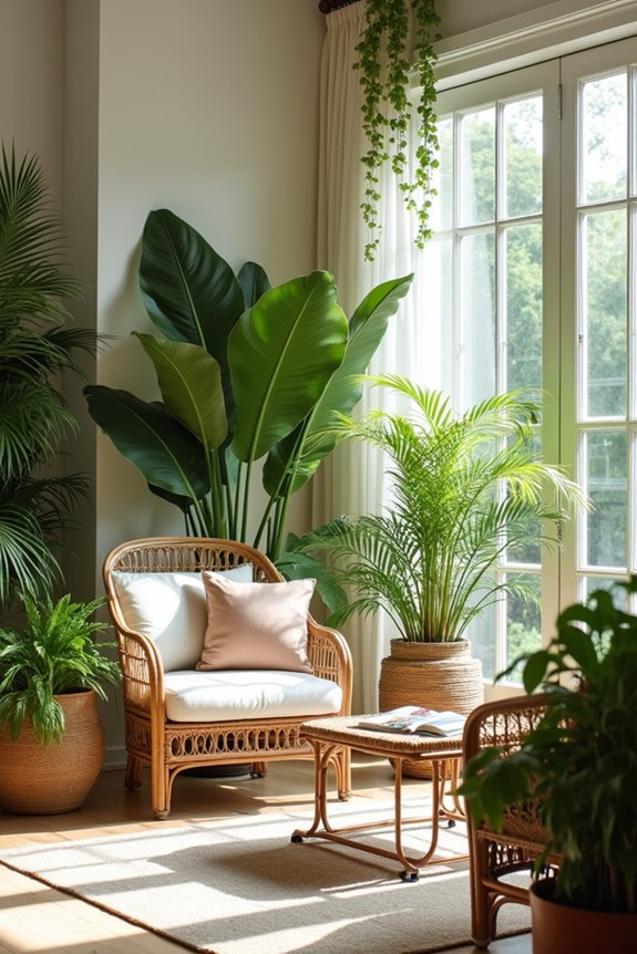 nature inspired indoor greenery