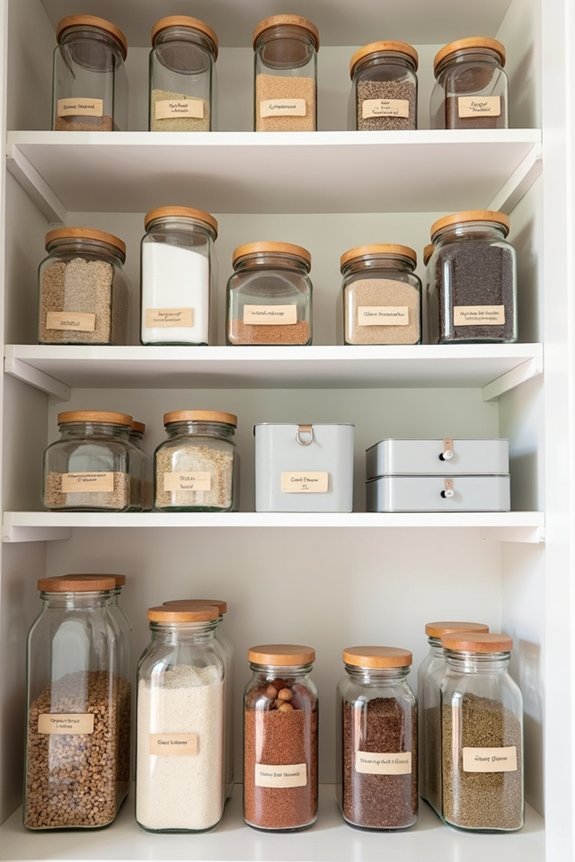 organize pantry with labels