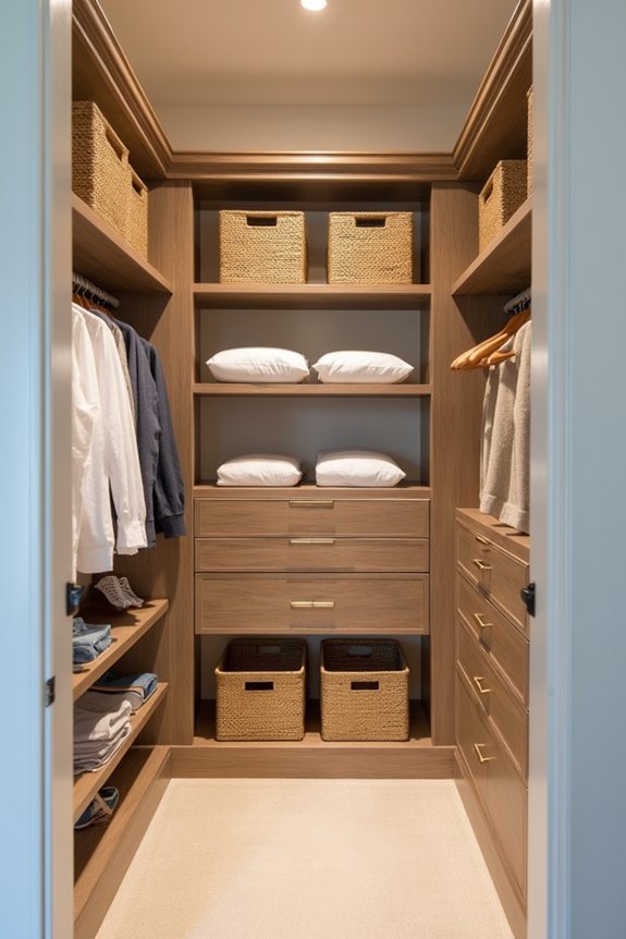 organize with decorative storage
