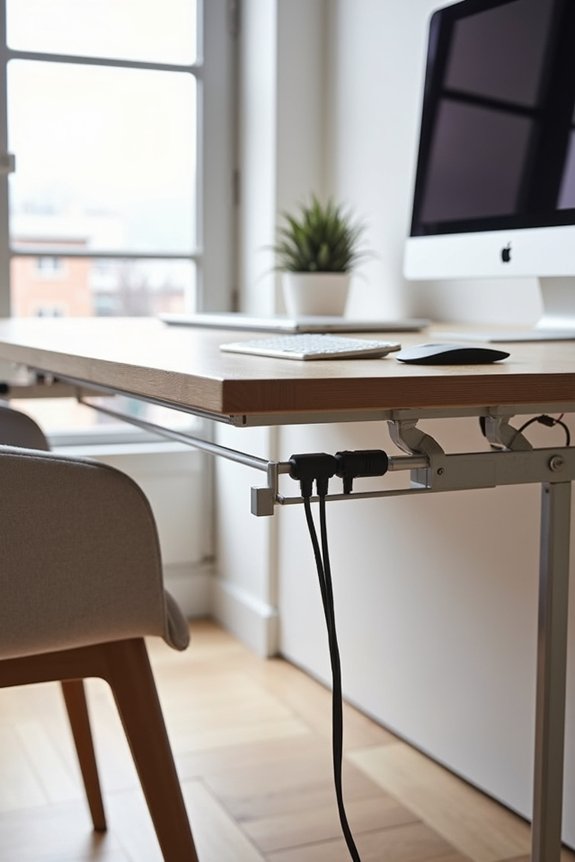 organized cables enhance productivity
