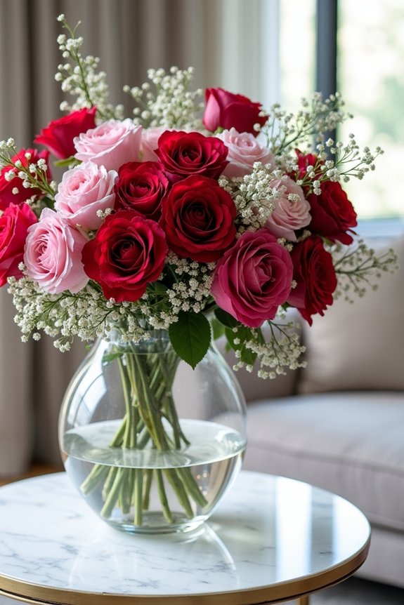 oversized vases elevate romance