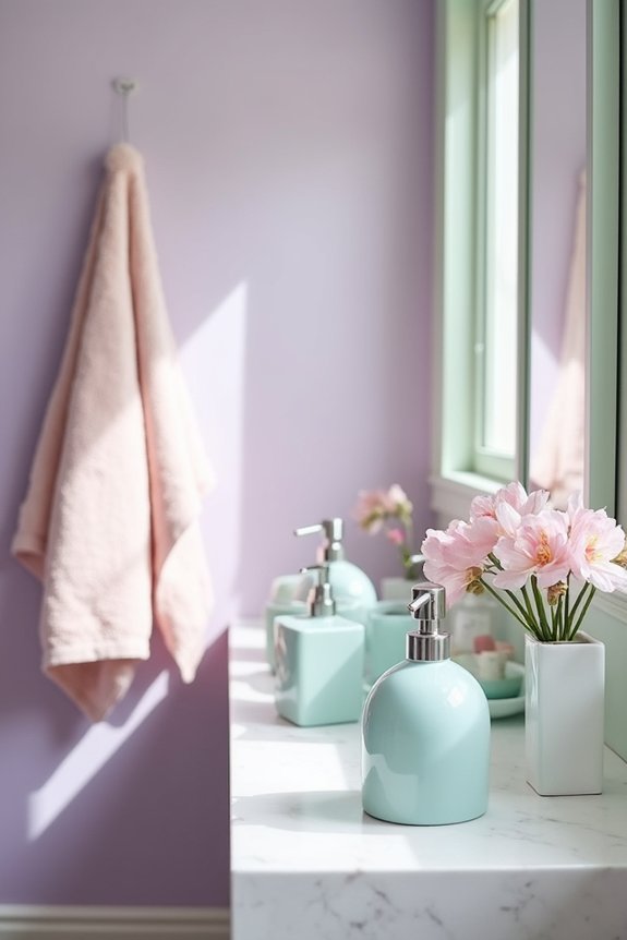 pastel bathroom serenity transformation