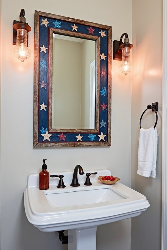 patriotic bathroom decor ideas