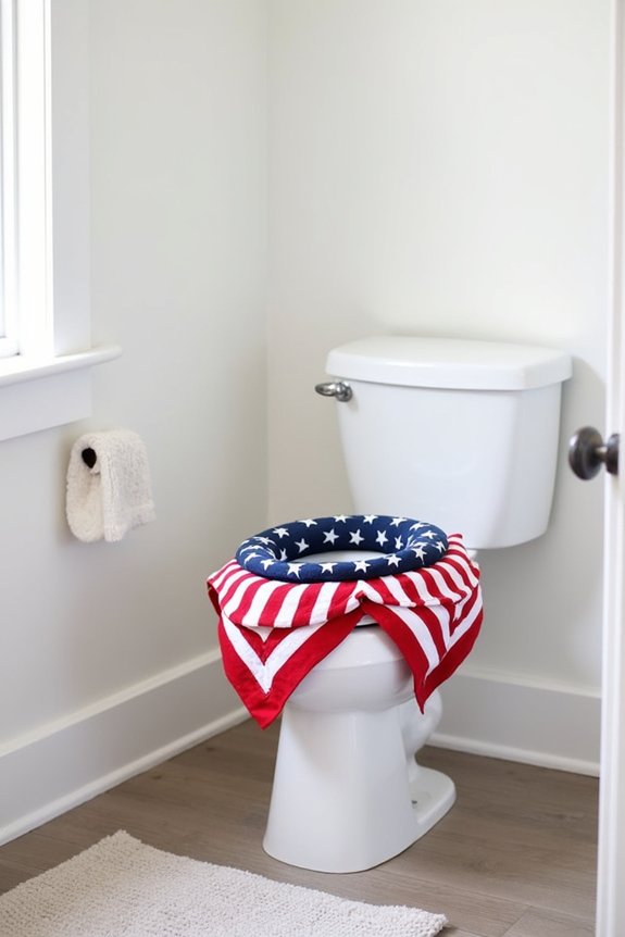 patriotic bathroom decor ideas