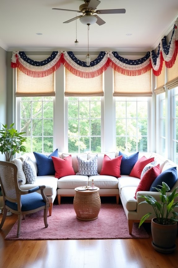 patriotic photo backdrop ideas