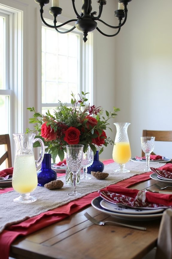 patriotic table styling ideas