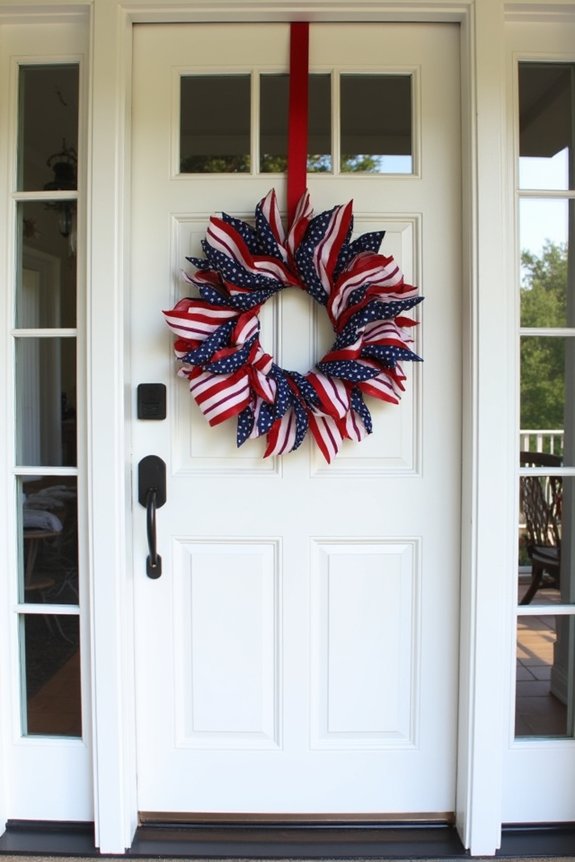 patriotic wreath for doors