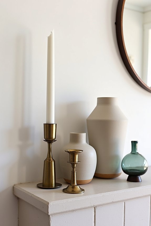 personalize your fireplace mantel