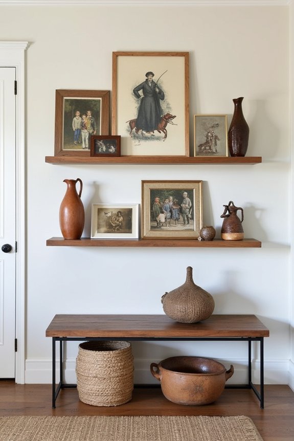 personalized entryway art gallery