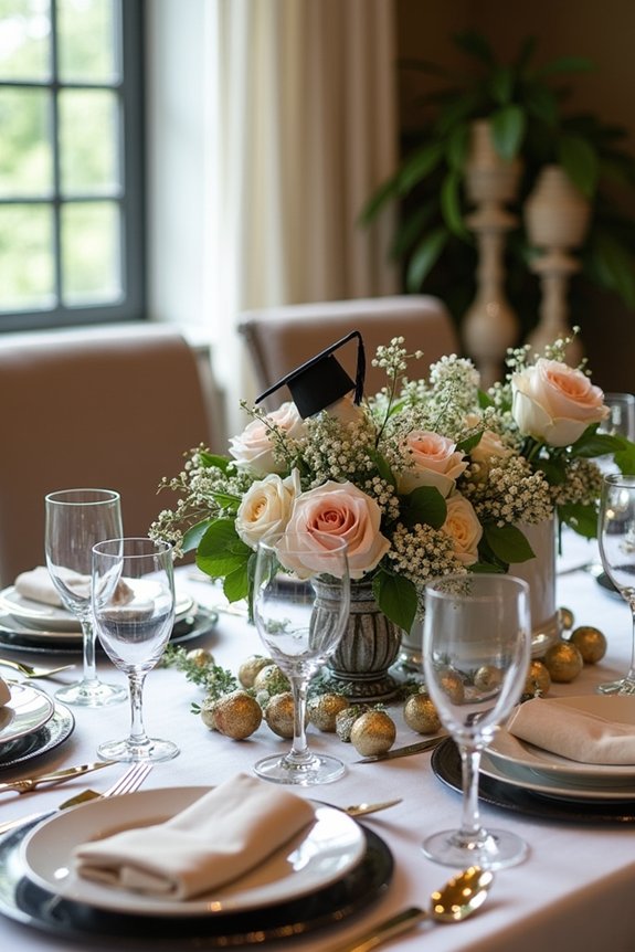 personalized graduate centerpiece ideas