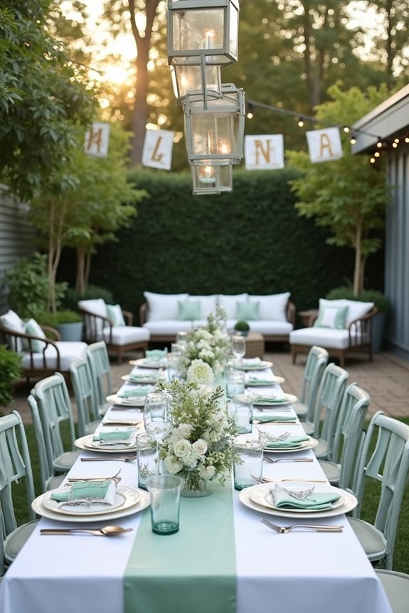 personalized graduation party decor