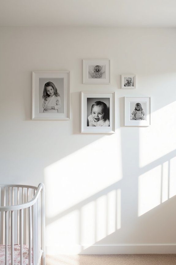 personalized nursery gallery wall