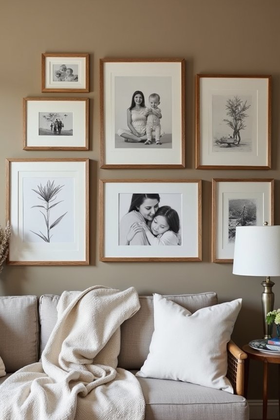 personalized photo gallery wall