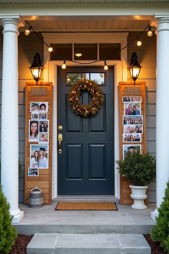 personalized photo timeline display