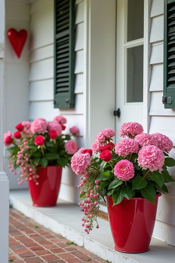 planters enhance porch aesthetics