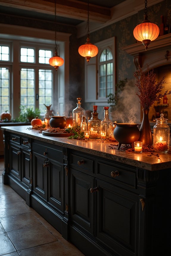potion station halloween decor