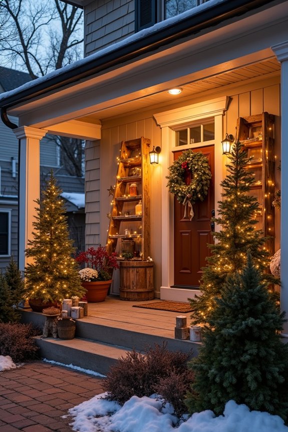 reclaimed materials holiday decor