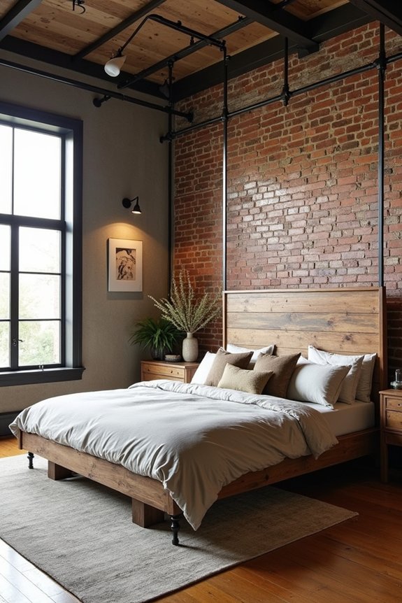 reclaimed wood industrial elegance