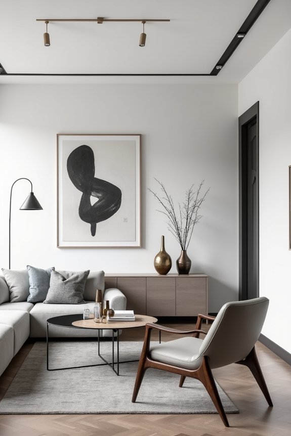 reflective workspace art choices