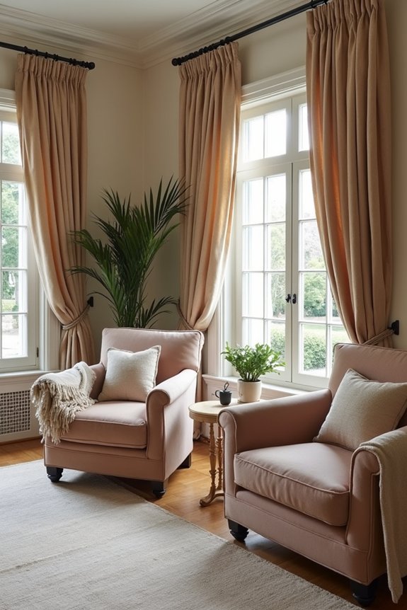 rich textiles for comfort