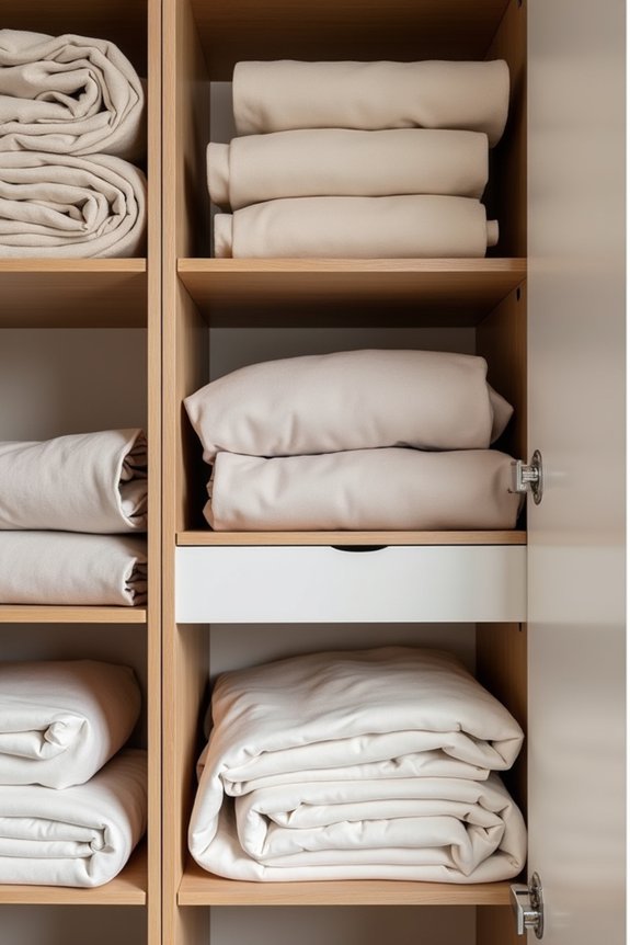 roll clothes for storage