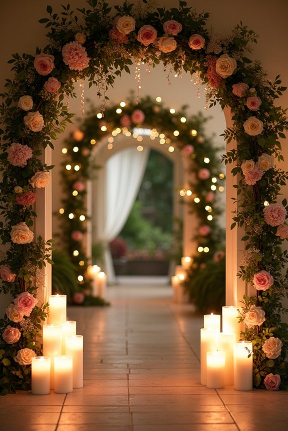 romantic entryway lighting ideas