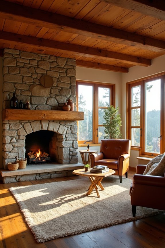 rustic charm with wood