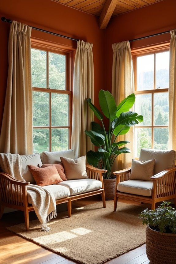 rustic earthy color palette