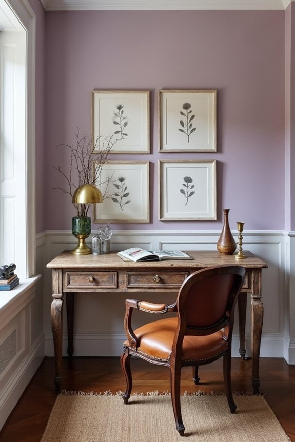 rustic french office decor
