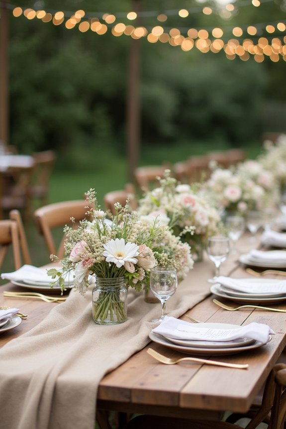 rustic garden party elegance