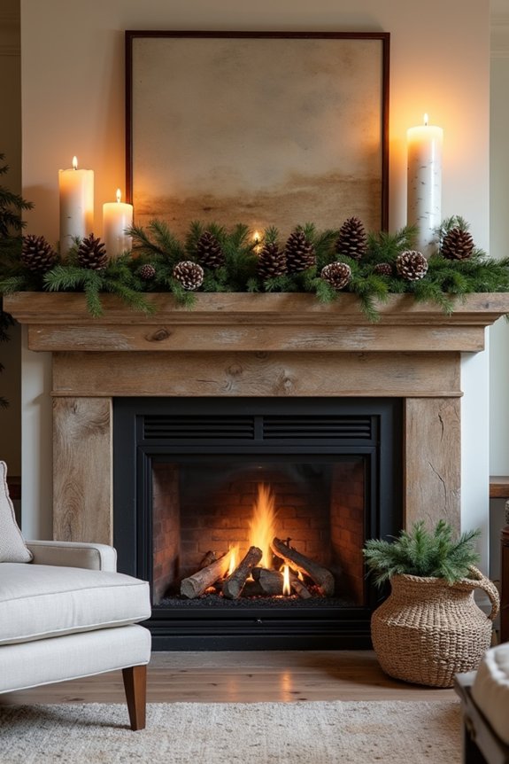 rustic mantel decor ideas
