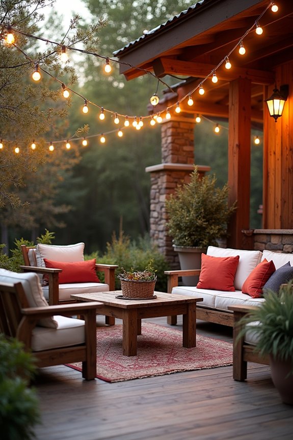 rustic patio decor ideas