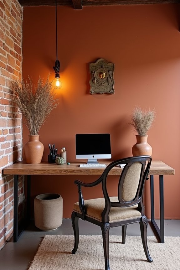 rustic southwestern office furniture