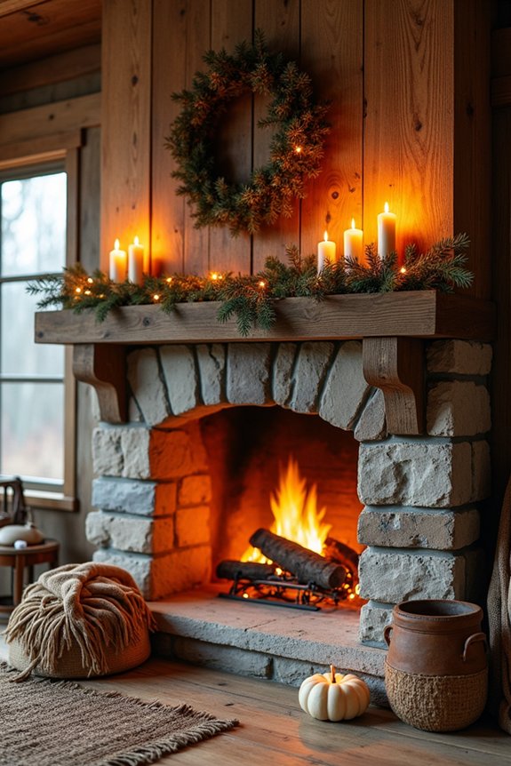 rustic wood and textures