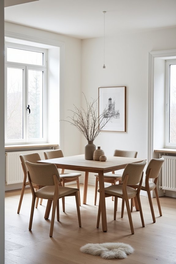 scandinavian light wood decor
