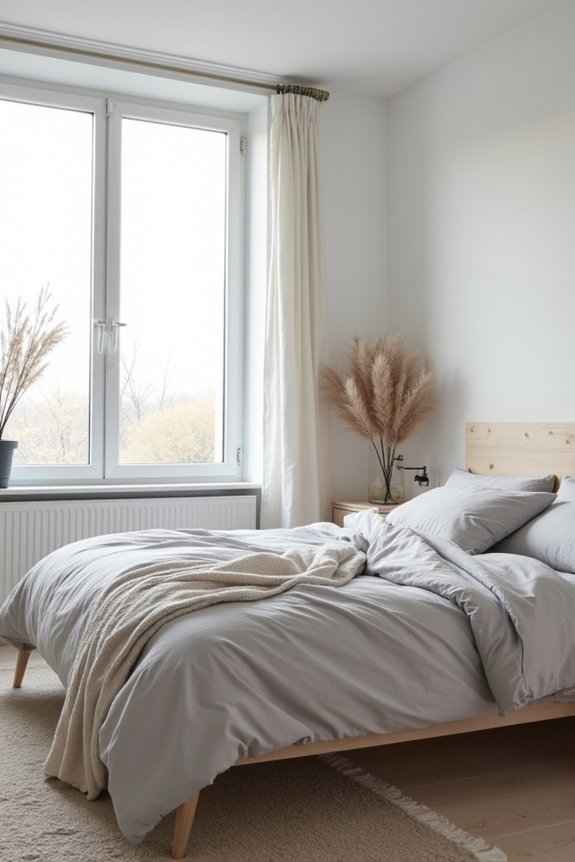 scandinavian master bedroom inspiration